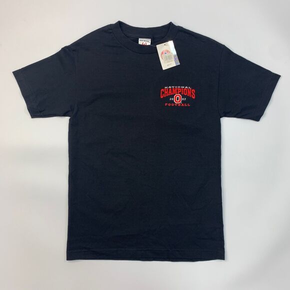 Vintage Ohio State Buckeyes 2002 National Champions T Shirt Mens Small Made USA - Picture 2 of 10